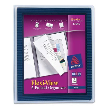 AVERY DENNISON Flexi-View 6 Pocket Organizer 47696